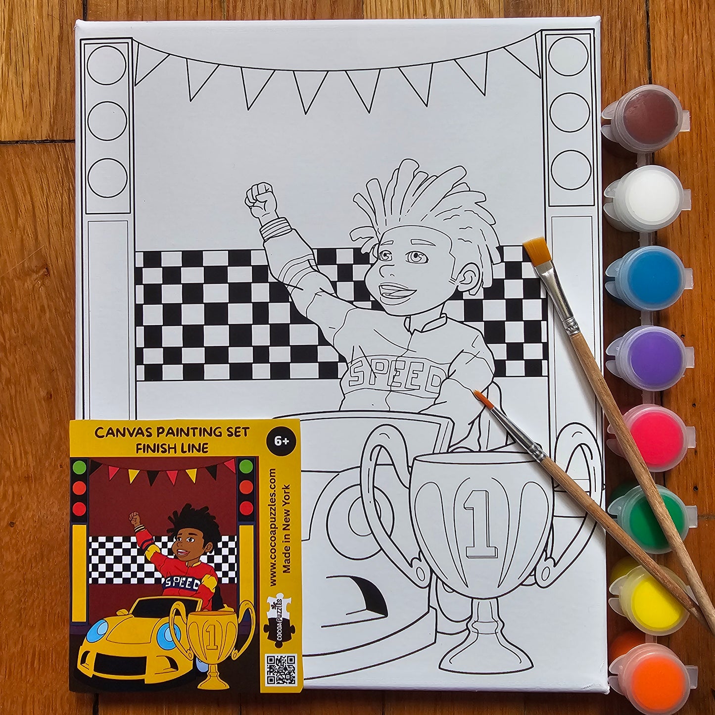 Paint Kit - Car Racing "Finish Line"