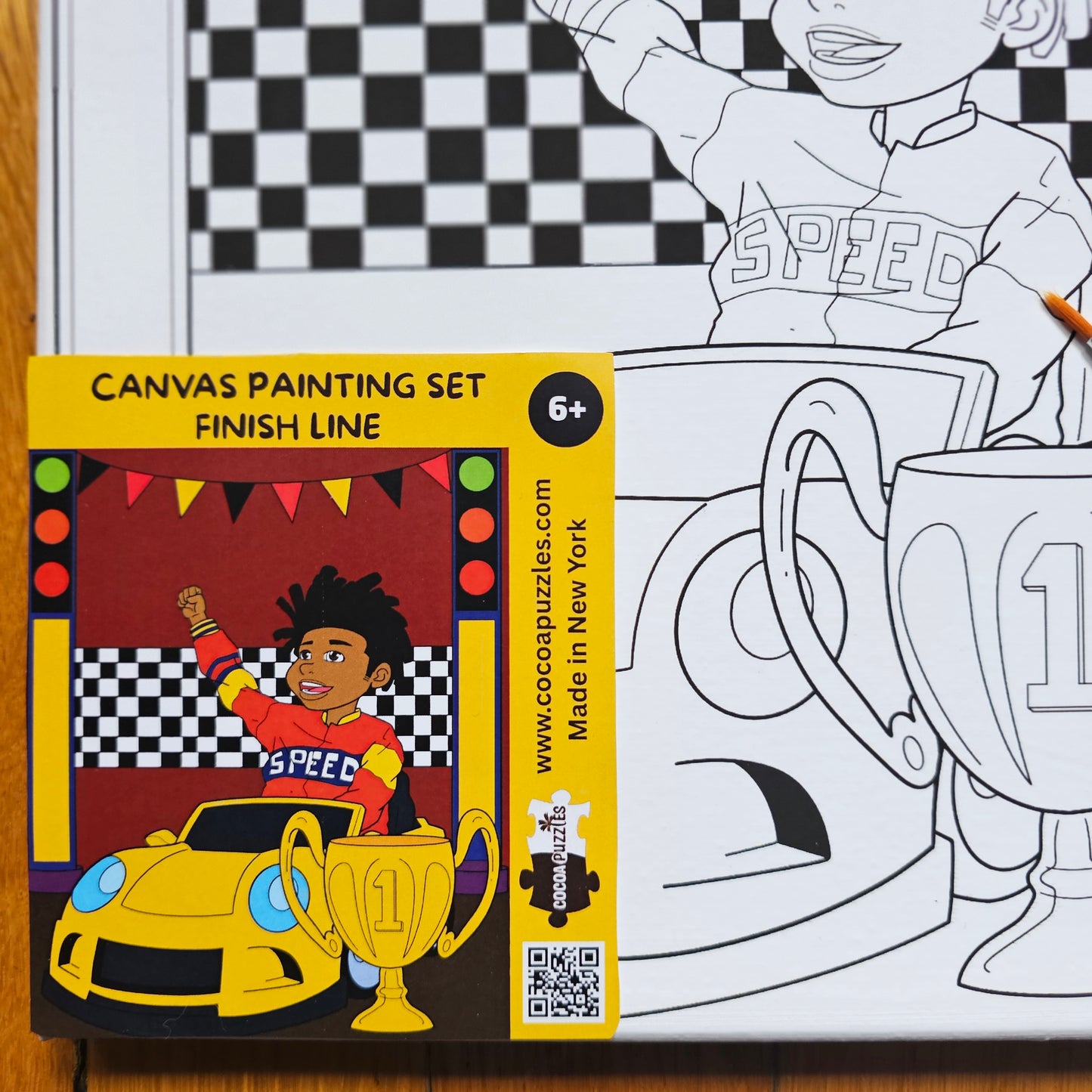 Paint Kit - Car Racing "Finish Line"