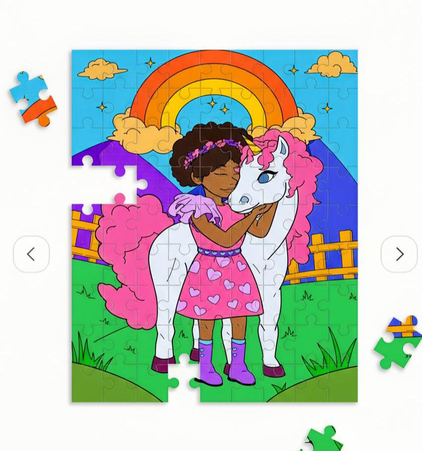 "Unicorn Friends" Mini Jigsaw Puzzle